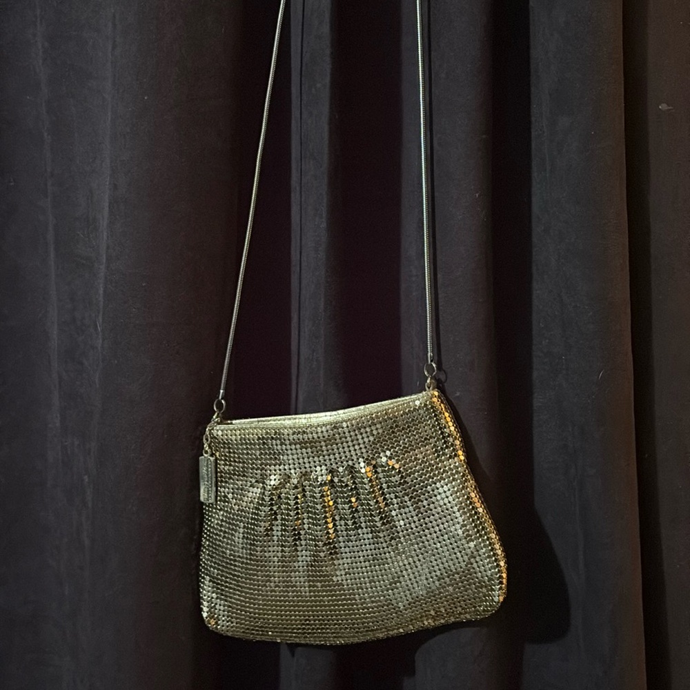 Gold Clutch with Sidestrap